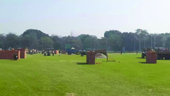 BLW में बनने लगा हेलीपैड, होने लगी बैरिकेडिंग