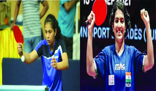 खेल मंत्रालय ने टेबल टेनिस खिलाड़ियों दीया और स्वस्तिका की विदेश में ट्रेनिंग को स्वीकृति दी