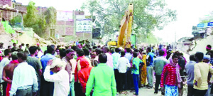 रामनगर -पड़ाव मार्ग चौड़ीकरण के खिलाफ नगरवासी लामबंद