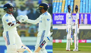 IND vs ENG 3rd Test: तीसरे दिन भारत की 300 रन से ज्यादा बढ़त, यशस्वी-गिल की बेहतरीन पारी