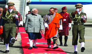 PM Modi दो दिवसीय राजकीय यात्रा पर भूटान पहुंचे, भव्य स्वागत हुआ