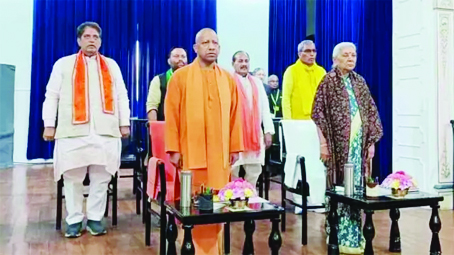 Uttar Pradesh: योगी कैबिनेट का विस्तार, 4 नए मंत्रियों ने ली शपथ, ओपी राजभर को भी मौका