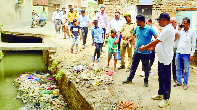 नाला निरीक्षण में अनियमितता मिलने का दौर जारी